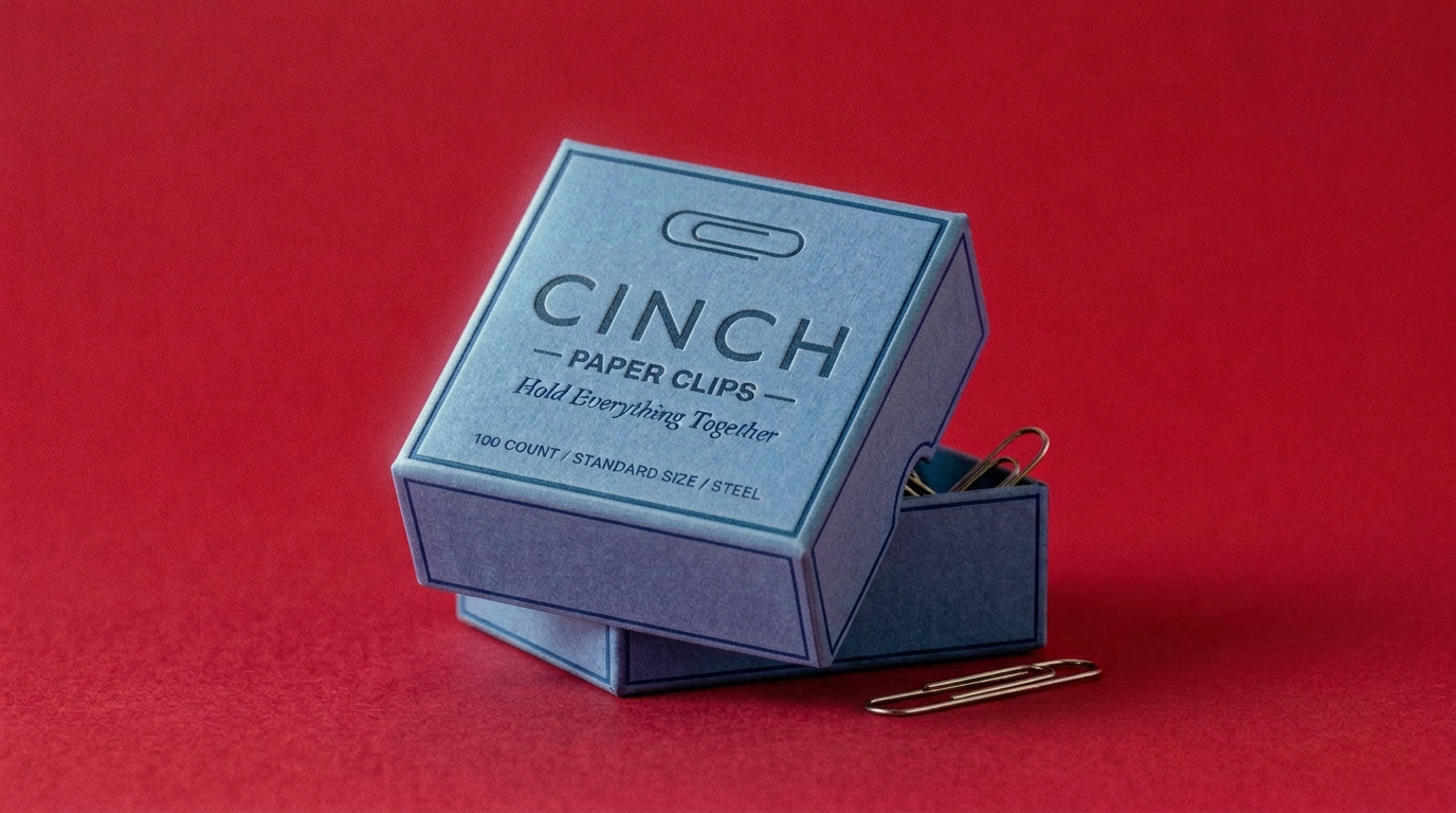 Cinch Paper Clips box — The Classic
